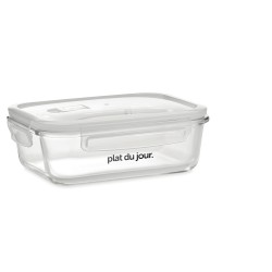 Lunch box en verre borosilicaté logoté 900 ml Appetizer