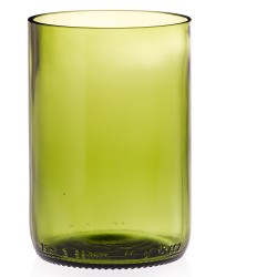 Coffret de 4 verres personnalisées écologiques 33 cl Schatzele - Vert
