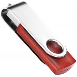 Clé USB personnalisée Transtech rouge 4 Go - Rouge